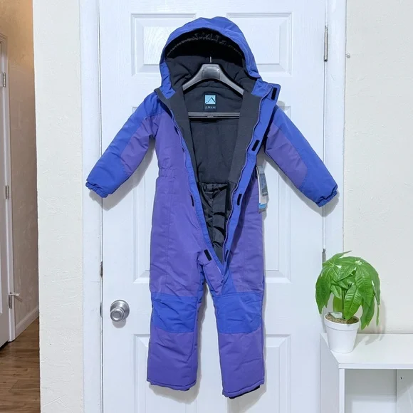 ICEBURG Girls Lilac Snowsuit ,Size kids S (4/5) , Keep warm in style - Picture 3 of 16